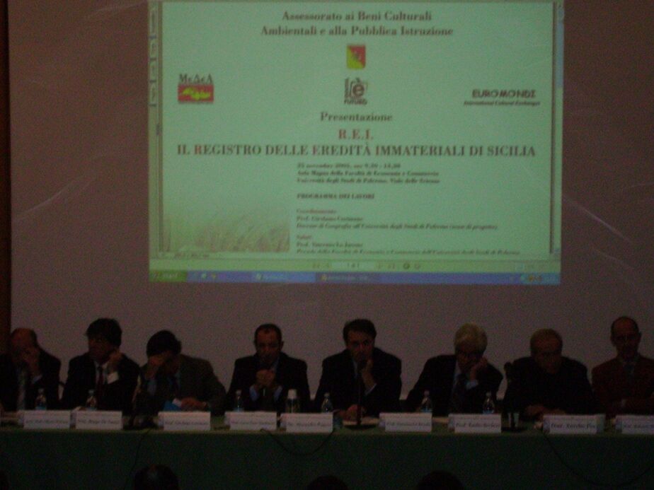 2004 – 2005 REGISTRO DELLE EREDITÀ IMMATERIALI DI SICILIA (R.E.I.)
